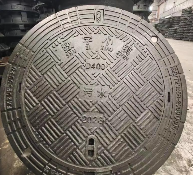 瑞昌球墨铸铁防沉降井盖展示